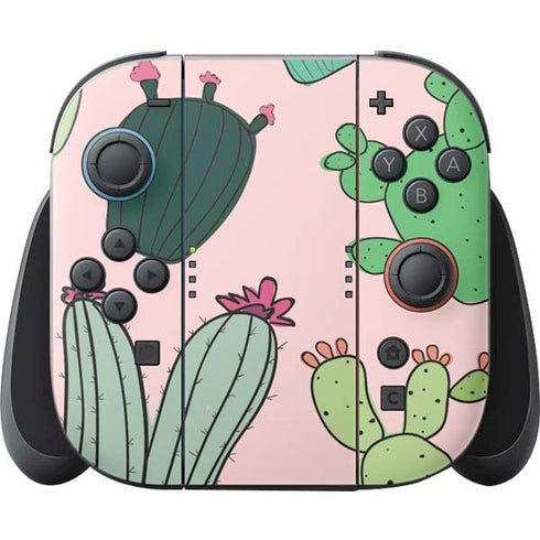 Cactus Print Nintendo Skins